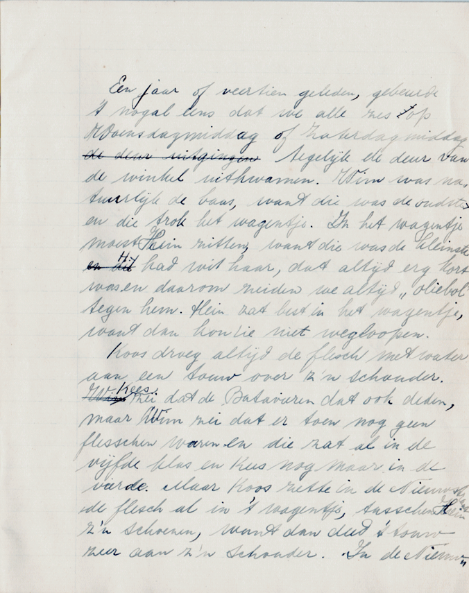 Een jaar of veertien geleden...