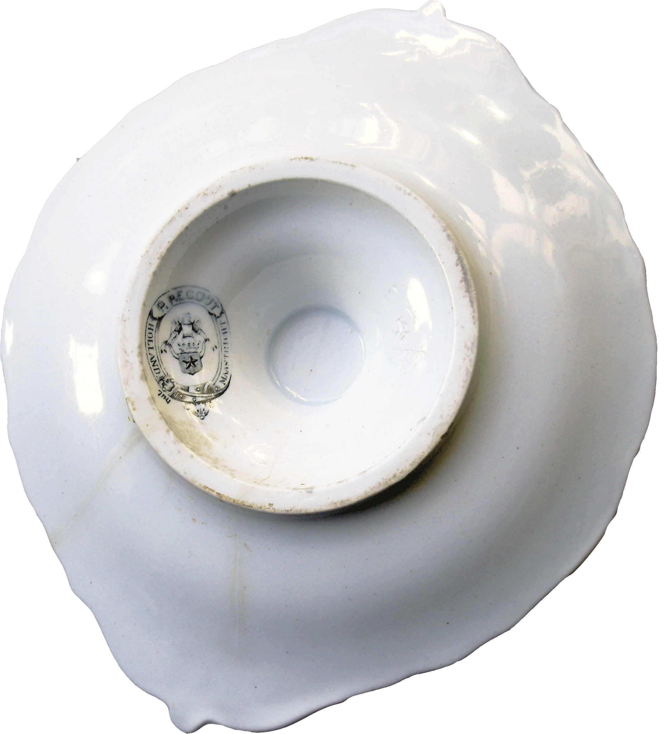 onderkant van de hoge sauskom; foto Dirk Fortuin